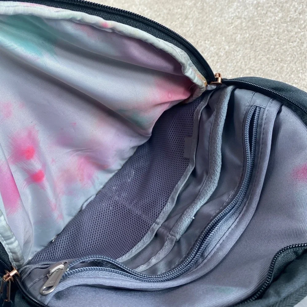 The North Face Borealis Backpack Black Rose Gold Women Laptop Bag